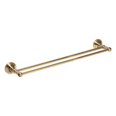 Держатель полотенца двойной BEMETA Retro Bronz 665x65x120 мм 144104057 Держатель полотенца двойной BEMETA Retro Bronz 665x65x120 мм 144104057