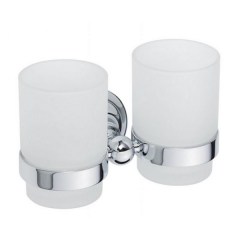 Стакан двойной настенный BEMETA Retro Chrom 170x95x90 мм 144310022 Стакан двойной настенный BEMETA Retro Chrom 170x95x90 мм 144310022