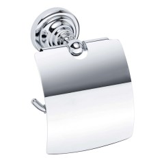 Держатель туалетной бумаги с крышкой BEMETA Retro Chrom 140x150x100 мм 144312012 Держатель туалетной бумаги с крышкой BEMETA Retro Chrom 140x150x100 мм 144312012