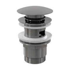 Донный клапан для раковин с переливом ALCAPLAST хром A390 Донный клапан для раковин с переливом ALCAPLAST хром A390