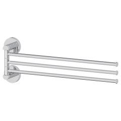 Держатель полотенец поворотный тройной ARTWELLE Harmonie 40 cm 399x140x51 мм хром Держатель полотенец поворотный тройной ARTWELLE Harmonie 40 cm 399x140x51 мм хром