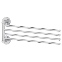 Держатель полотенец поворотный четверной ARTWELLE Harmonie 40 cm 399x166x51 мм хром Держатель полотенец поворотный четверной ARTWELLE Harmonie 40 cm 399x166x51 мм хром