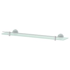 Полка с держателями ARTWELLE Harmonie 60 cm 600x53x124 мм матовое стекло, хром Полка с держателями ARTWELLE Harmonie 60 cm 600x53x124 мм матовое стекло, хром