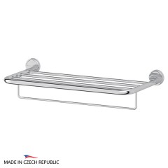 Полка для полотенец со штангой FBS Luxia 60 cm 600x132x272 мм хром Полка для полотенец со штангой FBS Luxia 60 cm 600x132x272 мм хром