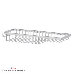 Полочка-решетка с крючками и мыльницей FBS Ryna 28 cm 301x38x100 мм хром Полочка-решетка с крючками и мыльницей FBS Ryna 28 cm 301x38x100 мм хром