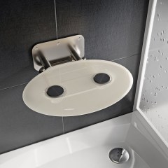 Сиденье складное универсальное для душа RAVAK OVO-P II-OPAL B8F0000049 Сиденье складное универсальное для душа RAVAK OVO-P II-OPAL B8F0000049
