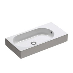 Раковина керамическая HATRIA Area SX 700х350х140 мм Y0W901 Раковина керамическая HATRIA Area SX 700х350х140 мм Y0W901