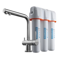 Комплект смеситель для кухни OMOIKIRI Nagano с фильтром Pure drop Lite-BN нержавеющая сталь Комплект смеситель для кухни OMOIKIRI Nagano с фильтром Pure drop Lite-BN нержавеющая сталь