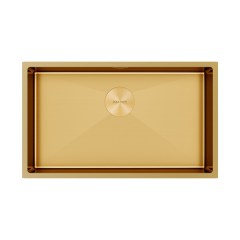 Мойка для кухни PAULMARK Next 74 UNI 440х740х200 мм золото брашированное PM217444-BG Мойка для кухни PAULMARK Next 74 UNI 440х740х200 мм золото брашированное PM217444-BG