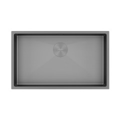 Мойка для кухни PAULMARK Next 74 UNI 440х740х200 мм серый матовый PM217444-MG Мойка для кухни PAULMARK Next 74 UNI 440х740х200 мм серый матовый PM217444-MG