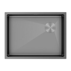 Мойка для кухни PAULMARK Next-Skew 58 UNI 440х580х200 мм вороненая сталь PM885844-GM Мойка для кухни PAULMARK Next-Skew 58 UNI 440х580х200 мм вороненая сталь PM885844-GM
