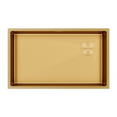 Мойка для кухни PAULMARK Next-Skew 74 UNI 440х740х200 мм золото брашированное PM887444-BG Мойка для кухни PAULMARK Next-Skew 74 UNI 440х740х200 мм золото брашированное PM887444-BG