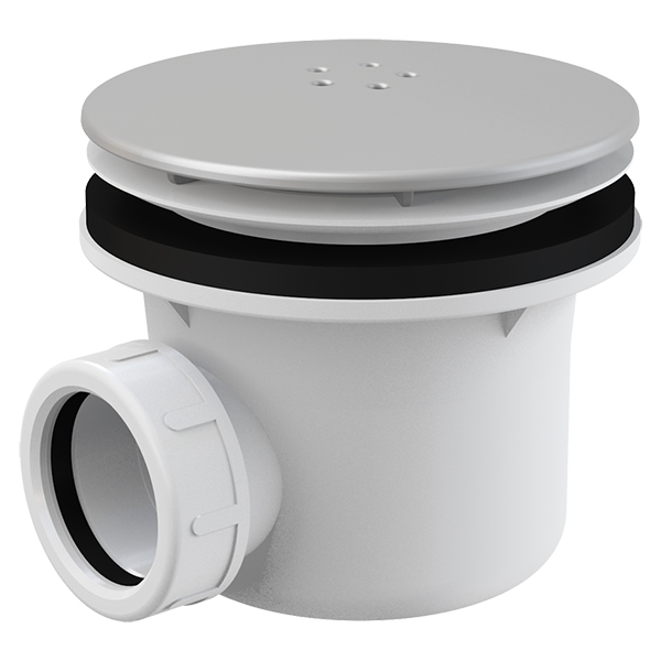 Сифон для поддона ALCAPLAST Lux D90 мм металл A49K Mat Сифон для поддона ALCAPLAST Lux D90 мм металл A49K Mat