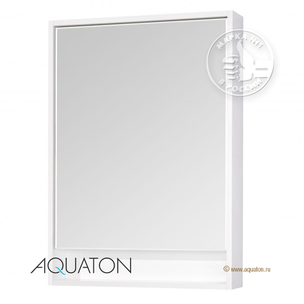 Зеркальный шкаф AQUATON Капри 600x850x150 мм белый глянец 1A230302KP010 Зеркальный шкаф AQUATON Капри 600x850x150 мм белый глянец 1A230302KP010