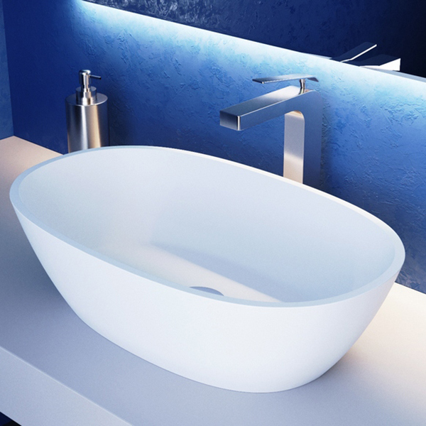 Раковина на столешницу SALINI Sofia S-Sense 560х335х150 мм белый глянцевый 1101106G Раковина на столешницу SALINI Sofia S-Sense 560х335х150 мм белый глянцевый 1101106G