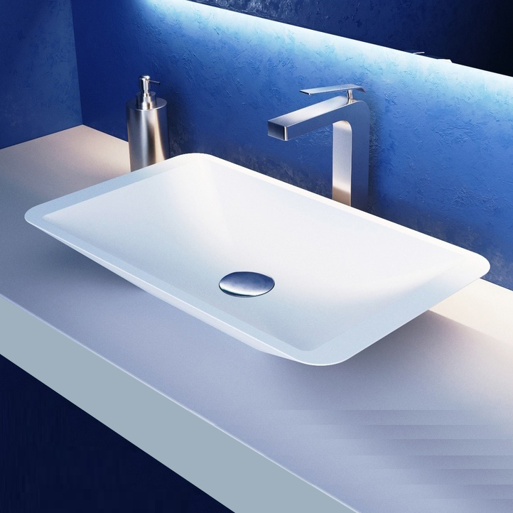 Раковина на столешницу SALINI Callista 03 S-Sense 575х350х90 мм 1101107G Раковина на столешницу SALINI Callista 03 S-Sense 575х350х90 мм 1101107G