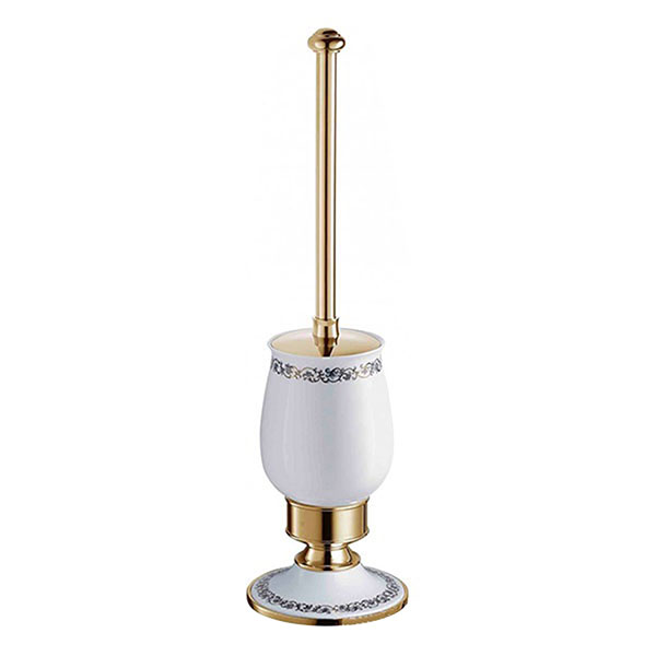 Ершик для унитаза напольный ZEEGRES Class золото 27110302 Ершик для унитаза напольный ZEEGRES Class золото 27110302