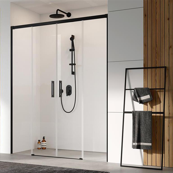 Дверь душевая в нишу RADAWAY Idea Black DWD 1800x2005 мм 387128-54-01 Дверь душевая в нишу RADAWAY Idea Black DWD 1800x2005 мм 387128-54-01