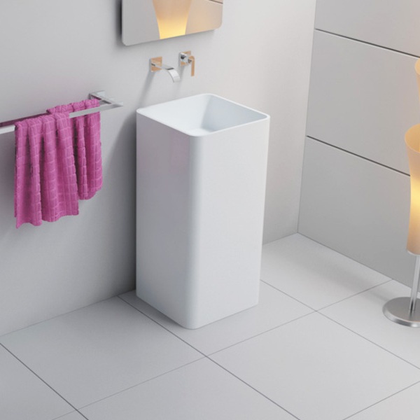 Раковина из искусственного камня напольная NS BATH 400x400x860 мм NSF-4086G Раковина из искусственного камня напольная NS BATH 400x400x860 мм NSF-4086G