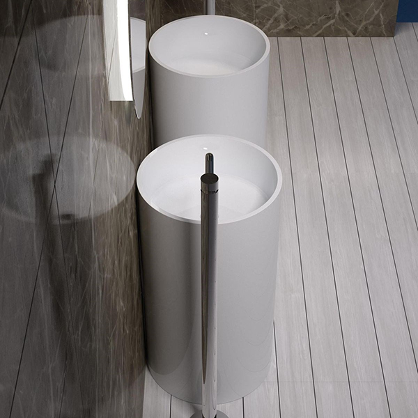 Раковина из искусственного камня напольная NS BATH 450x450x830 мм NSF-4586G Раковина из искусственного камня напольная NS BATH 450x450x830 мм NSF-4586G