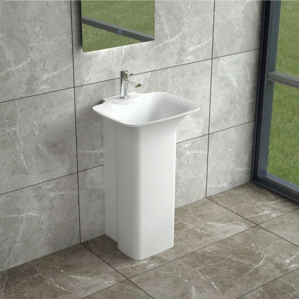 Раковина из искусственного камня напольная NS BATH 520x460x860 NSF-52460 Раковина из искусственного камня напольная NS BATH 520x460x860 NSF-52460