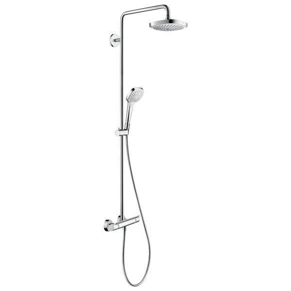 Душевая система HANSGROHE Croma Select E 180 2jet Showerpipe 27256400 Душевая система HANSGROHE Croma Select E 180 2jet Showerpipe 27256400