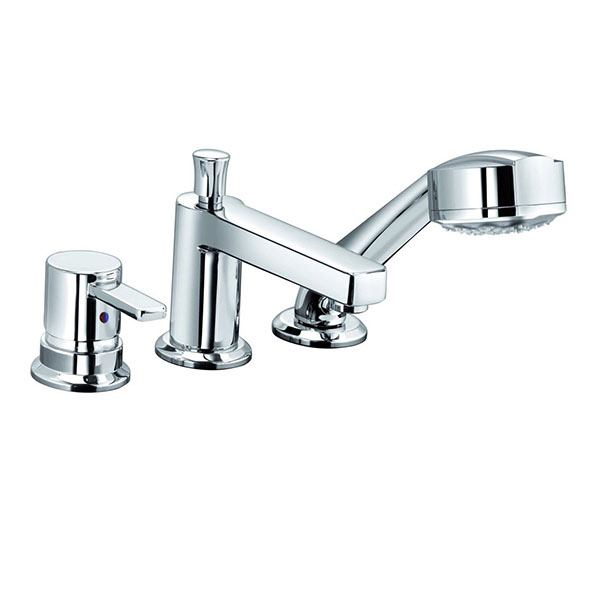 Смеситель для ванны на 3 отверстия KLUDI Zenta 384460575 Смеситель для ванны на 3 отверстия KLUDI Zenta 384460575