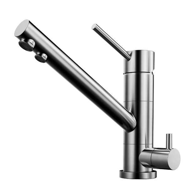 Смеситель для кухни OMOIKIRI Tonami-BN нержавеющая сталь 4994018 Смеситель для кухни OMOIKIRI Tonami-BN нержавеющая сталь 4994018