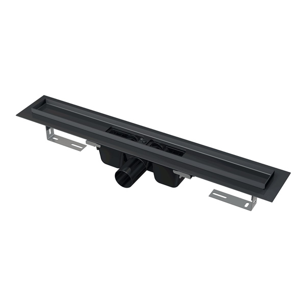 Дренажный канал ALCAPLAST 950x60 мм D50мм APZ1BLACK-950 Дренажный канал ALCAPLAST 950x60 мм D50мм APZ1BLACK-950