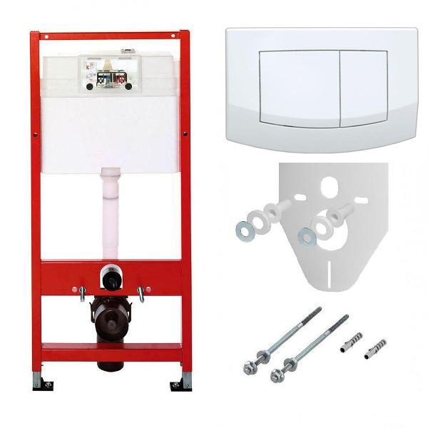 Инсталляция для унитаза TECE комплект с клавишей ТЕСЕAmbia белая K440200 Инсталляция для унитаза TECE комплект с клавишей ТЕСЕAmbia белая K440200