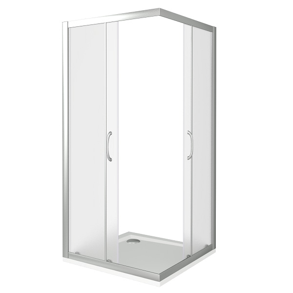 Душевое ограждение GOOD DOOR Latte 900x900x1850 мм CR-90-G-WE Душевое ограждение GOOD DOOR Latte 900x900x1850 мм CR-90-G-WE