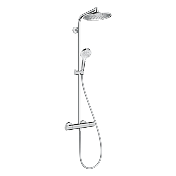 Душевая система HANSGROHE Crometta S Showerpipe 240 1jet 27267000 Душевая система HANSGROHE Crometta S Showerpipe 240 1jet 27267000