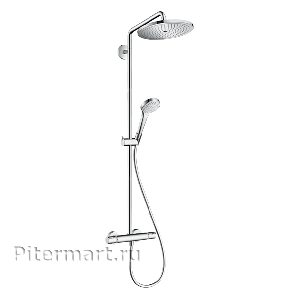 Душевая система HANSGROHE Croma Select S Showerpipe 280 1jet 26790000 Душевая система HANSGROHE Croma Select S Showerpipe 280 1jet 26790000