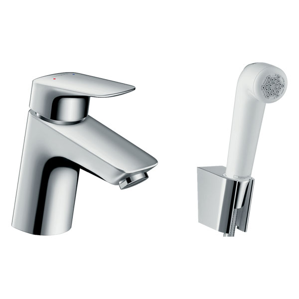 Смеситель для раковины с гигиеническим душем HANSGROHE Logis 71290000 Смеситель для раковины с гигиеническим душем HANSGROHE Logis 71290000