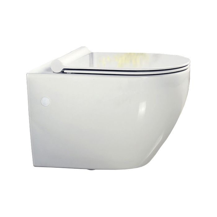 Унитаз подвесной безободковый BELBAGNO Sfera-R 500x370x360 мм BB513CH Унитаз подвесной безободковый BELBAGNO Sfera-R 500x370x360 мм BB513CH