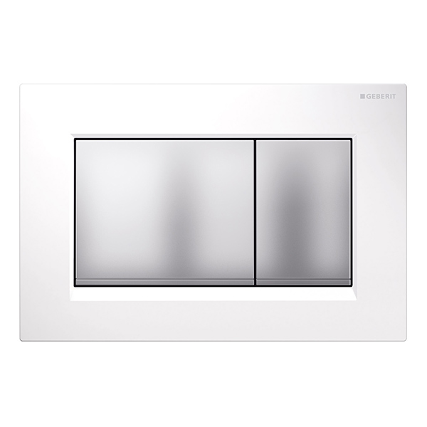 Клавиша для инсталляции GEBERIT Sigma 30 белый/хром матовый 115.883.KL.1 Клавиша для инсталляции GEBERIT Sigma 30 белый/хром матовый 115.883.KL.1