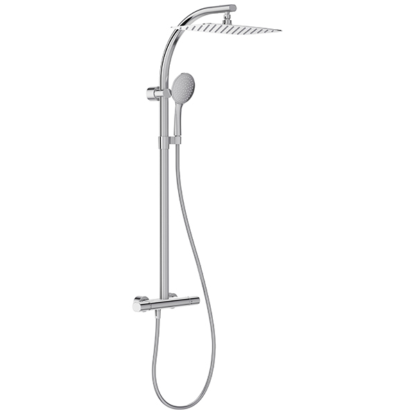 Душевая система JACOB DELAFON Talan 400x250 мм E20642RU-CP Душевая система JACOB DELAFON Talan 400x250 мм E20642RU-CP