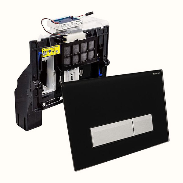 Клавиша для инсталляции GEBERIT Sigma 40 Duofresh черный 115.600.SJ.1 Клавиша для инсталляции GEBERIT Sigma 40 Duofresh черный 115.600.SJ.1