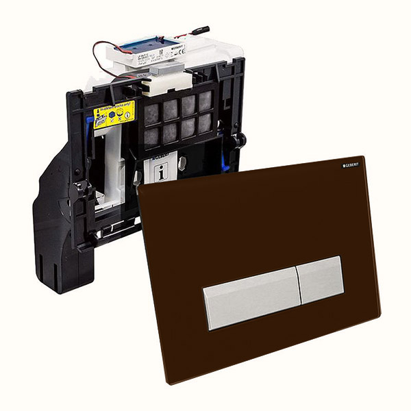 Клавиша для инсталляции GEBERIT Sigma 40 Duofresh умбра 115.600.SQ.1 Клавиша для инсталляции GEBERIT Sigma 40 Duofresh умбра 115.600.SQ.1