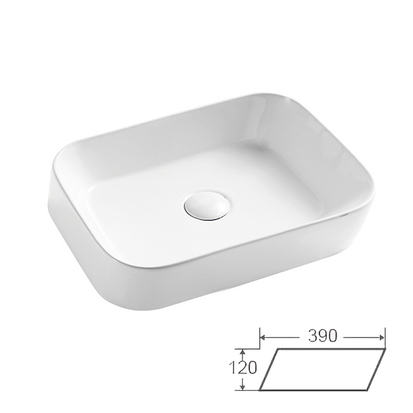 Раковина на столешницу CERAMALUX 450x390x120 мм 2242 Раковина на столешницу CERAMALUX 450x390x120 мм 2242