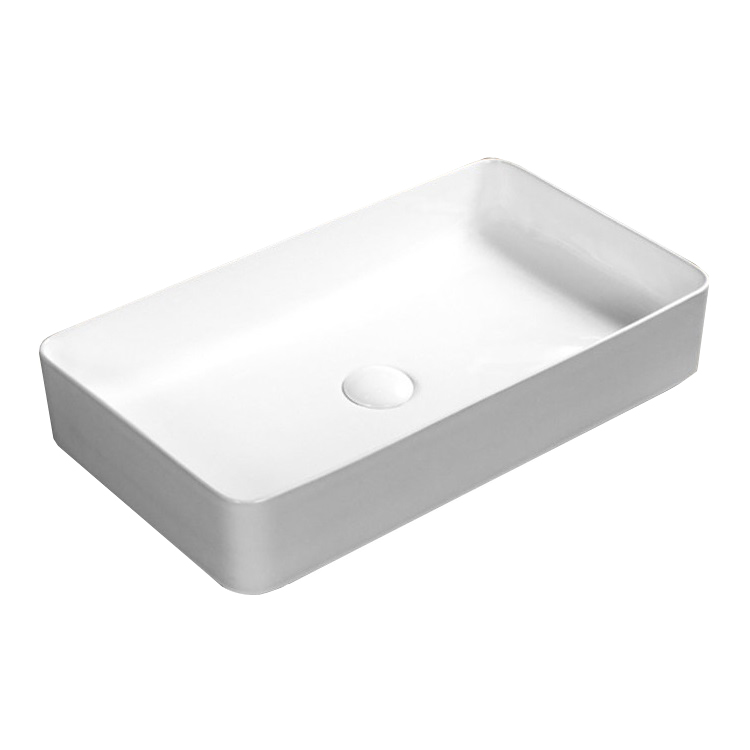 Раковина на столешницу CERAMALUX 600x340x110 мм белая 9396 Раковина на столешницу CERAMALUX 600x340x110 мм белая 9396