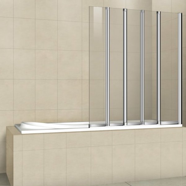 Душевая шторка на ванну складная CEZARES Pratico 1200х1400 мм Душевая шторка на ванну складная CEZARES Pratico 1200х1400 мм