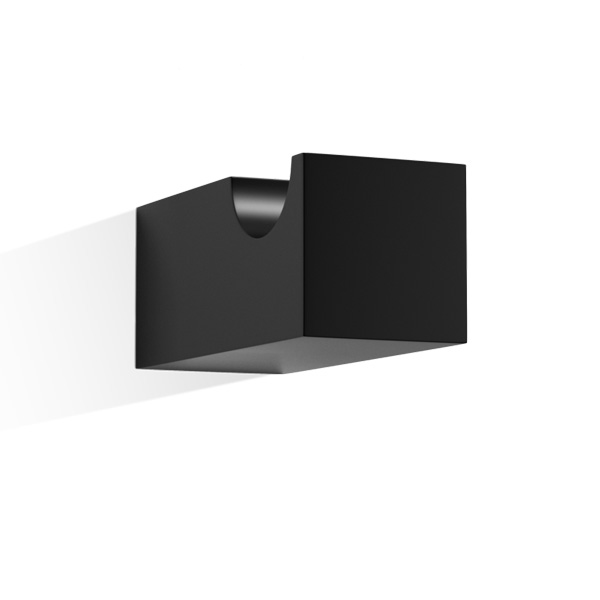 Крючок настенный DECOR WALTHER Corner HAK4 черный матовый Крючок настенный DECOR WALTHER Corner HAK4 черный матовый