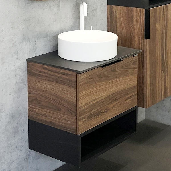 Тумба с раковиной COMFORTY Штутгарт 60 дуб тёмно-коричневый Тумба с раковиной COMFORTY Штутгарт 60 дуб тёмно-коричневый