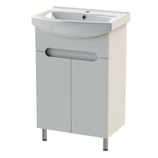 Тумба с раковиной TOPLINE Rio 55 550х390х840 мм TR 55-01 C Тумба с раковиной TOPLINE Rio 55 550х390х840 мм TR 55-01 C