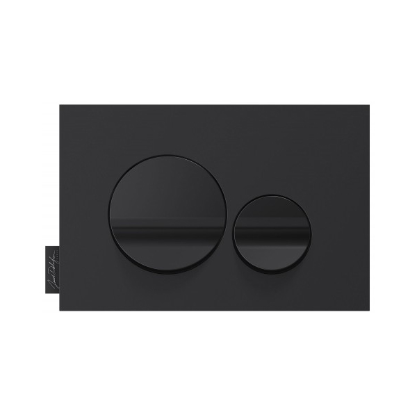 Клавиша для инсталляции Jacob Delafon черный матовый/черный глянцевый E20859-7-BMT Клавиша для инсталляции Jacob Delafon черный матовый/черный глянцевый E20859-7-BMT