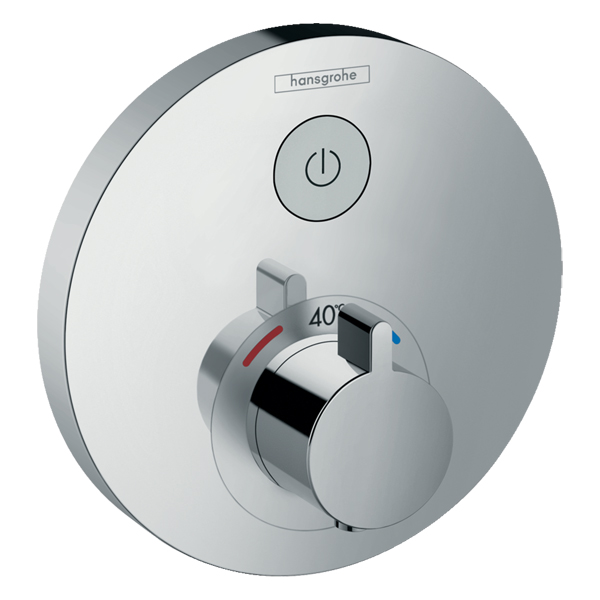 Смеситель термостатический для душа HANSGROHE Select S 15744000 Смеситель термостатический для душа HANSGROHE Select S 15744000