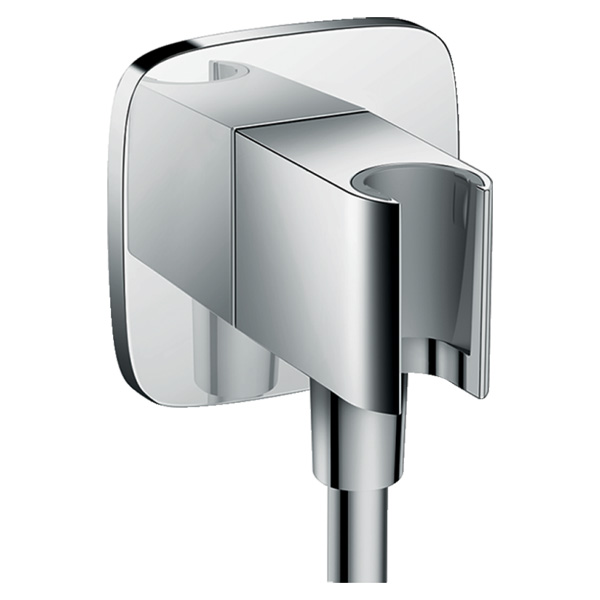 Подсоединение для шланга с держателем HANSGROHE Fixfit Porter E 26485000 Подсоединение для шланга с держателем HANSGROHE Fixfit Porter E 26485000