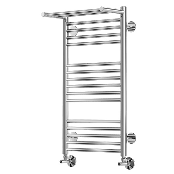 Полотенцесушитель водяной TERMINUS Аврора с одной полкой 432x780 мм Полотенцесушитель водяной TERMINUS Аврора с одной полкой 432x780 мм