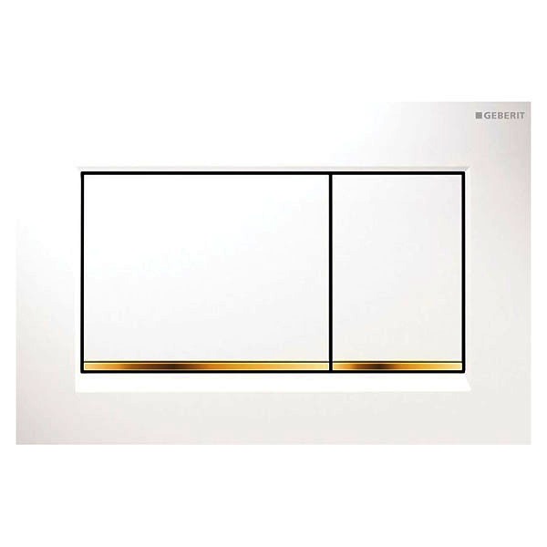 Клавиша для инсталляции GEBERIT Omega30 белый/позолота/белый 115.080.KK.1 Клавиша для инсталляции GEBERIT Omega30 белый/позолота/белый 115.080.KK.1